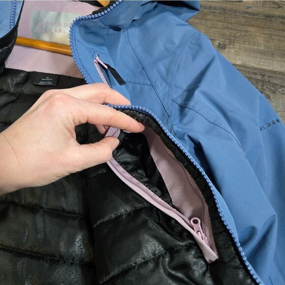 Boulder Gear winter ski Jane jacket size xl blue pink snowboard snow coat women - Picture 12 of 15